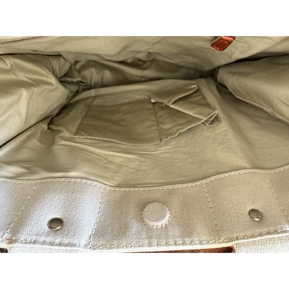 NOAH Love Birds Vegan Tote Bag Orange Oprah Favorite Things PVC Canvas - Picture 9 of 9